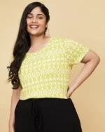 Printed Plus Size Round-Neck T-Shirt - Image 6