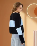 Women Colourblock Oversized Fit T-Shirt - Image 3