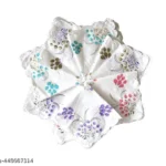 Texco White Border Cotton Hanky Set of 12