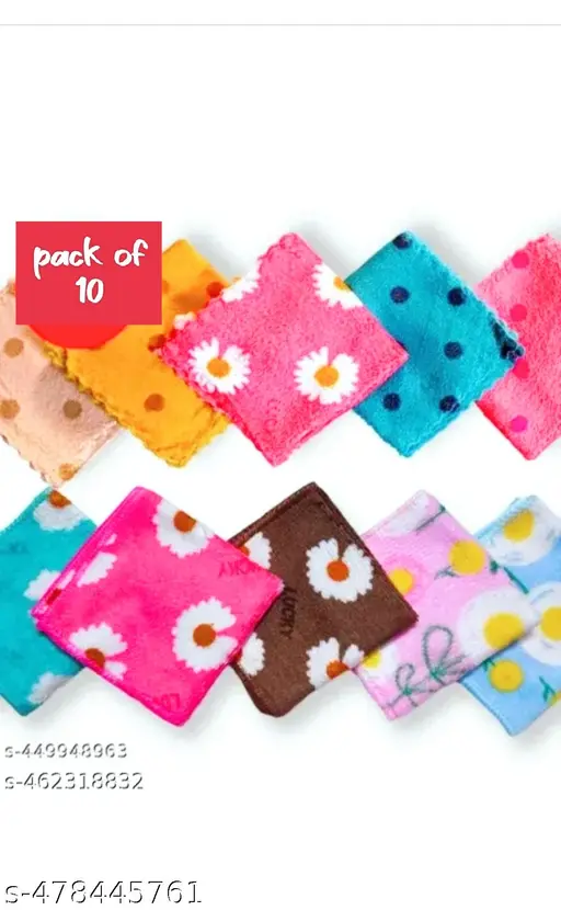 npvnr_512.webp Parii Printed Ladies Hanky Pack of 10 - Image 1