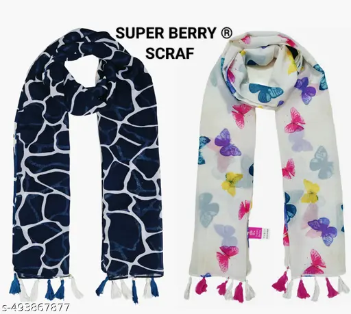 s2hnv_512.webp Poly Chiffon Printed Stole Scarf - Image 1