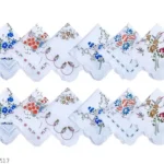 Gopika Floral Cotton Hanky Pack of 12